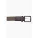 Fynch-Hatton Elastische gevlochten riem 35mm Olive Green maat 100