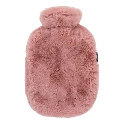 Warmwaterkruik met extra zachte fleece hoes Roze 2l 