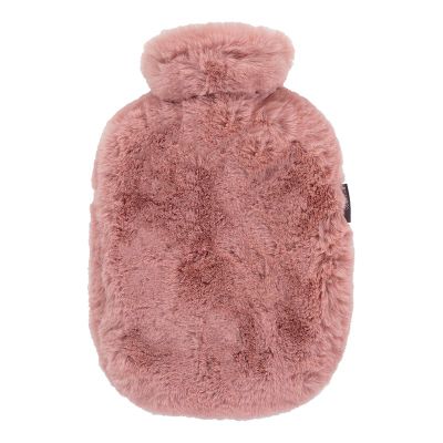 Warmwaterkruik met extra zachte fleece hoes Roze 2l  Fashy