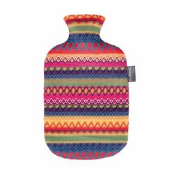 Warmwaterkruik met gebreide hoes Peru-design 2L 