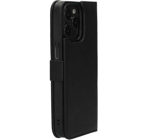 Leather 2 in1 Wallet Case iPhone 15 Pro Max Black     Mobiparts