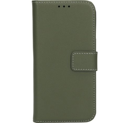 Leather 2 in1 Wallet Case iPhone 15 Green     Mobiparts