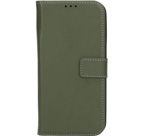 Leather 2 in1 Wallet Case iPhone 15 Pro Max Green     Mobiparts