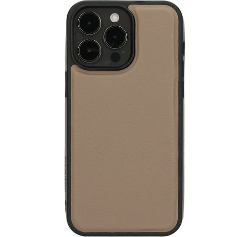 Leather 2 in1 Wallet Case iPhone 15 Pro Max Taupe     Mobiparts