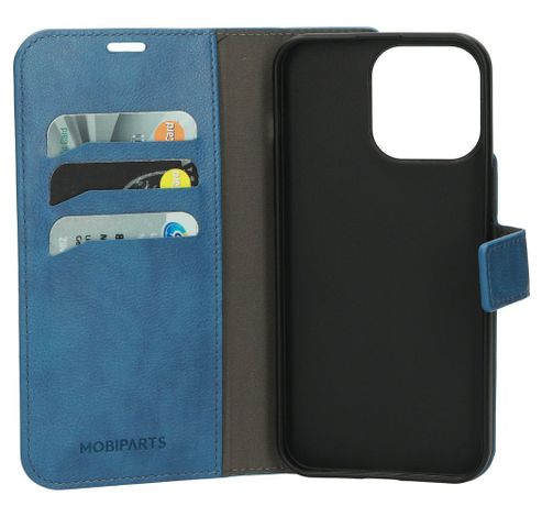 Classic Wallet Case Apple iPhone 15 Pro Max Blue   Mobiparts