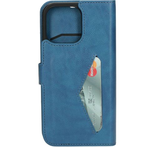 Classic Wallet Case Apple iPhone 15 Pro Max Blue   Mobiparts