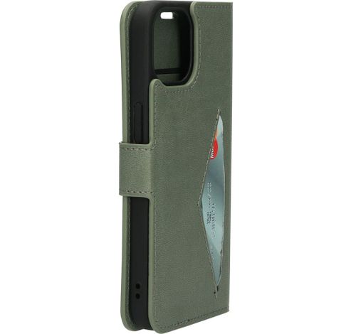 Classic Wallet Case Apple iPhone 15 Green     Mobiparts