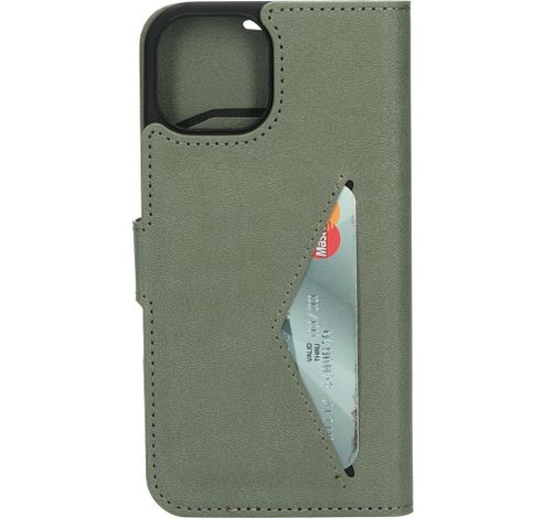 Classic Wallet Case Apple iPhone 15 Green     Mobiparts