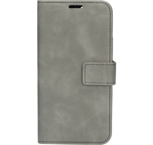 Classic Wallet Case Apple iPhone 15 Grey   Mobiparts