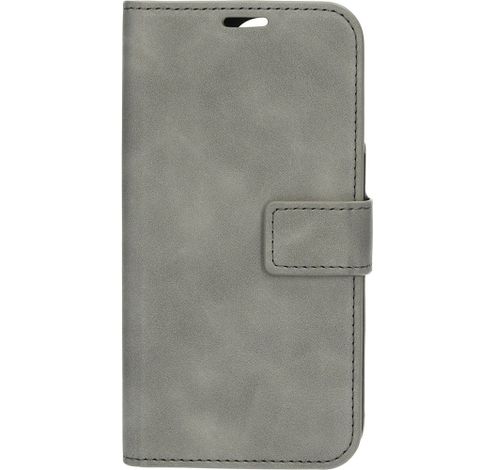 Classic Wallet Case Apple iPhone 15 Pro Grey   Mobiparts