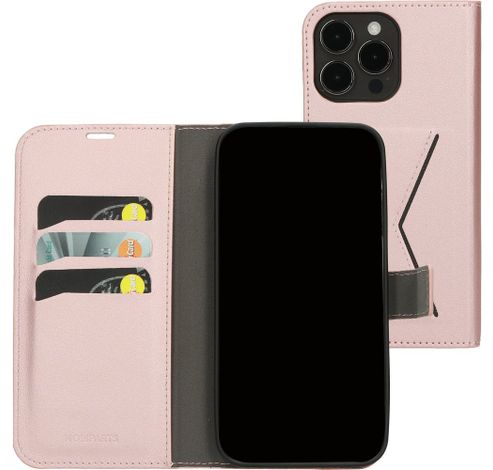 Classic Wallet Case Apple iPhone 15 Pro Max Pink   Mobiparts