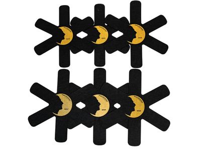 Home set van 6 Panbeschermers by Peppe Giacomazza 