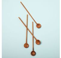 Lepel teak stirres - 4 stuks 