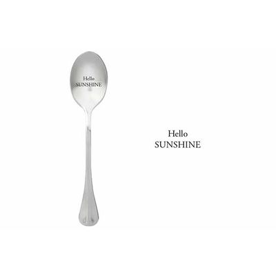 One Message Spoon Set6 Hello Sunshine   ONE MESSAGE SPOON