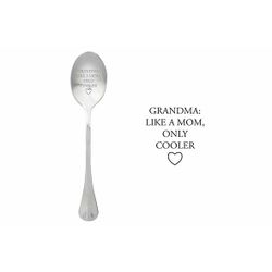 ONE MESSAGE SPOON One Message Spoon Set6 Grandma, Like A Mom, Only Cooler 