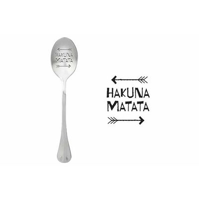 One Message Spoon Set6 Hakuna Matata   ONE MESSAGE SPOON