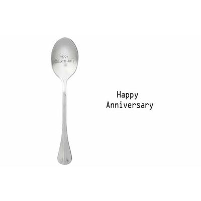 One Message Spoon Set6 Happy Anniversary   ONE MESSAGE SPOON