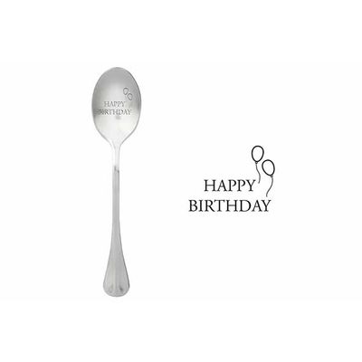 One Message Spoon Set6 Happy Birthday   ONE MESSAGE SPOON