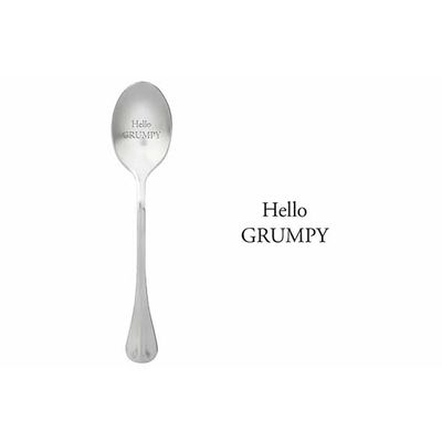 One Message Spoon Set6 Hello Grumpy   ONE MESSAGE SPOON