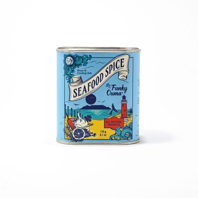 Tin Seafood Spice 175g  Funky Ouma