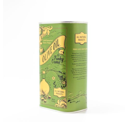 Tin Olive Oil 500ml  Funky Ouma