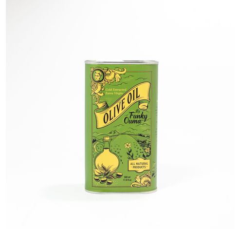 Tin Olive Oil 500ml  Funky Ouma