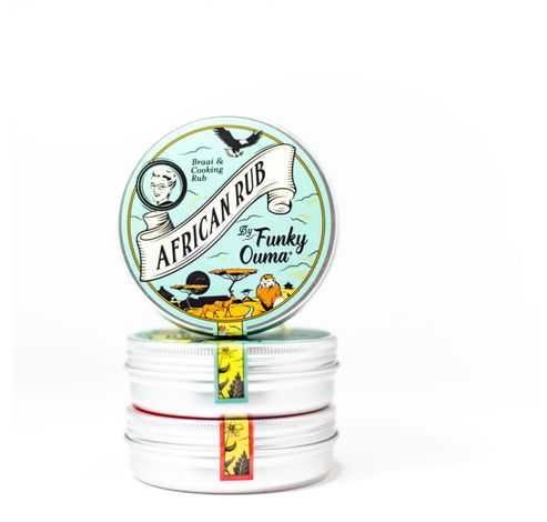 Travel Tin African Rub 55g  Funky Ouma