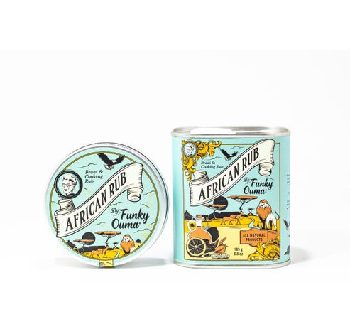 Travel Tin African Rub 55g  Funky Ouma