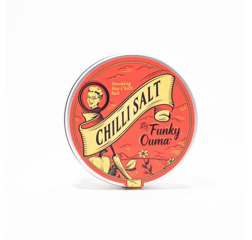 Travel Tin Chilli Salt 90g  Funky Ouma