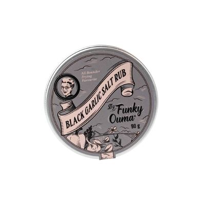 Travel Tin Black Garlic Salt 90g  Funky Ouma