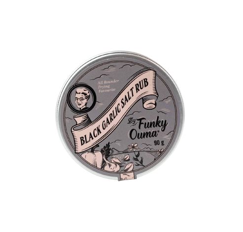 Travel Tin Black Garlic Salt 90g  Funky Ouma