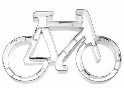 Koekjesvorm Fiets 2,5x11xh6,6cm 