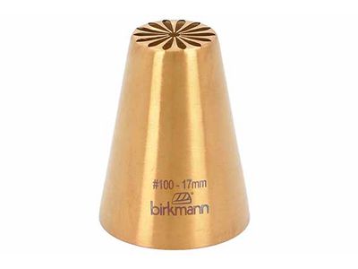 Spuitmondje Design Nr100 D1,7cm Koperkleur