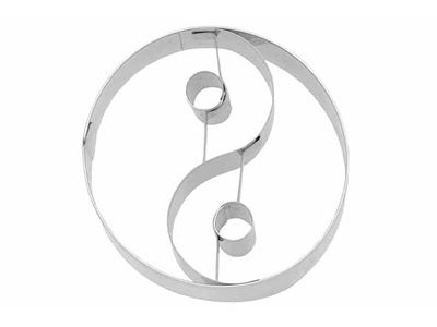 Koekjesvorm Yin Yang 2,5x6xh6cm 