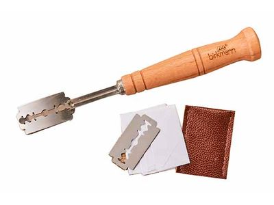 Laib & Seele Decoreermes Brood 19cm Beukenhouten Handvat