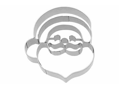 Koekjesvorm Kerstman Hoofd 2,5x5,8xh6cm 