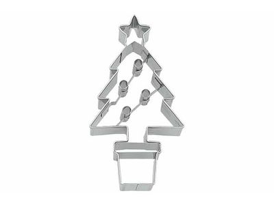 Koekjesvorm Kerstboom 2,5x4,7xh8,5cm 