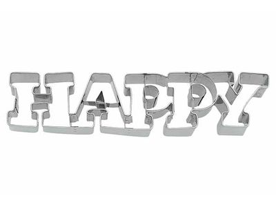 Koekjesvorm Happy 2,5x16xh34cm 