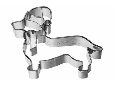 Koekjesvorm Kerst Teckel 2,5x7xh5,2cm 