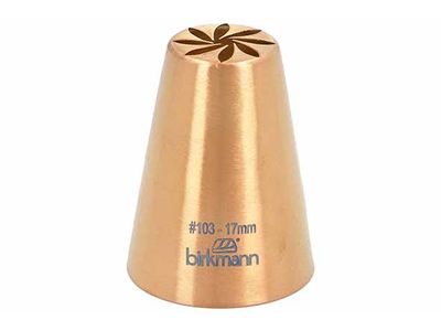 Spuitmondje Design 4 Nr103  D1,7cm Koperkleur