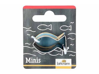 Mini Koekjesvorm Vis 3cm 