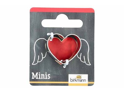 Mini Koekjesvorm Hart 2,5cm 