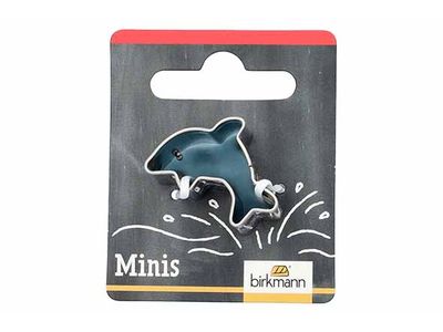 Mini Koekjesvorm Dolfijn 2,8cm 