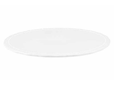 Vintage Taartschotel D33xh1,5cm Wit Glossy