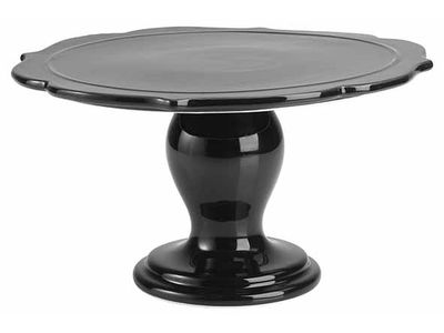 Avantgarde Taartschotel D25,5xh14cm Zwart Glossy