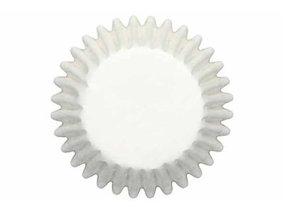 Paper Baking Cases Muffinvorm Set100 Wit 4,5x4,5xh2,5cm