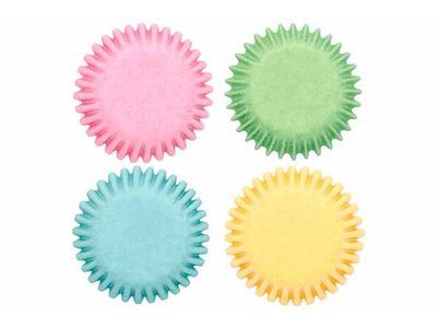 Mini-muffinvorm Set100 Pastel 4,5x4,5xh2,5cm