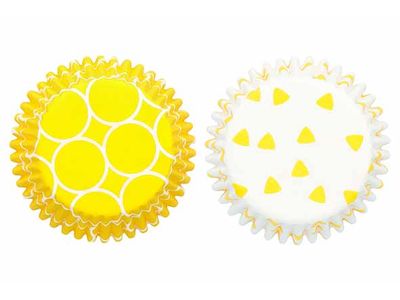 Muffinvorm Set100 Geel D7xh3cm 