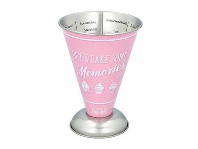 Colour Kitchen Maatbeker Lets Bake Some Memories Pastelroze 11x11xh14,5cm