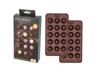 Chocolaterie Chocoladevorm Set2 Ring Cake - 15 Pralines Per Vorm